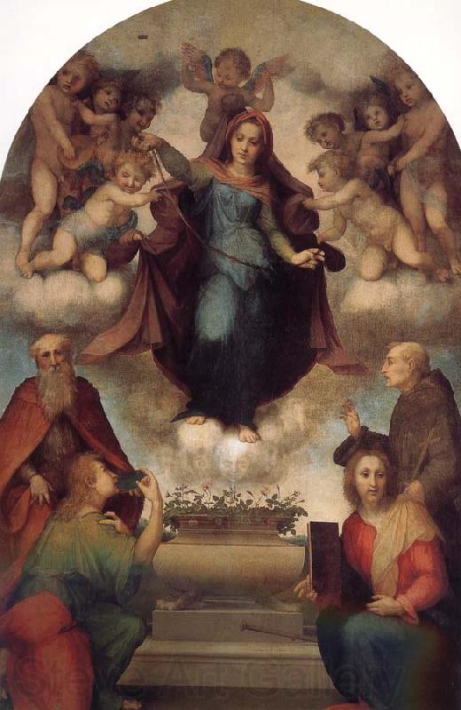 Andrea del Sarto Our Lady of Angels around Norge oil painting art